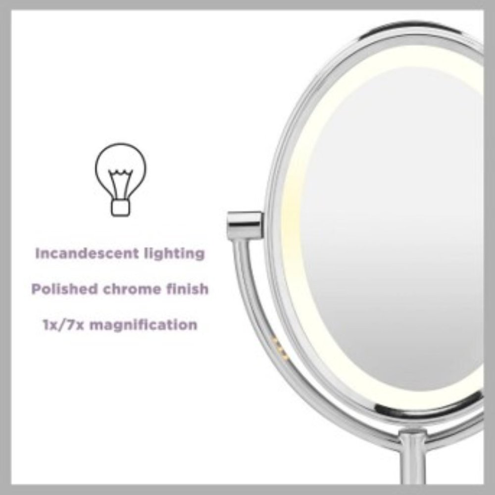 Conair Polished Chrome Mirror - 7x Magnification